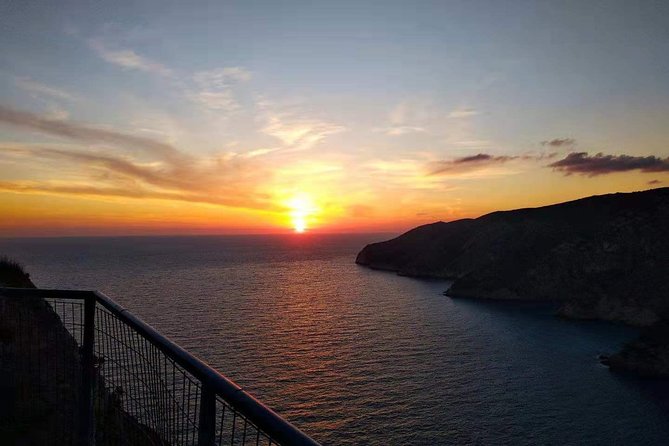 Sunset Tour to Agalas With Damianos Cave - Enjoying a Glass of Wine at Sunset