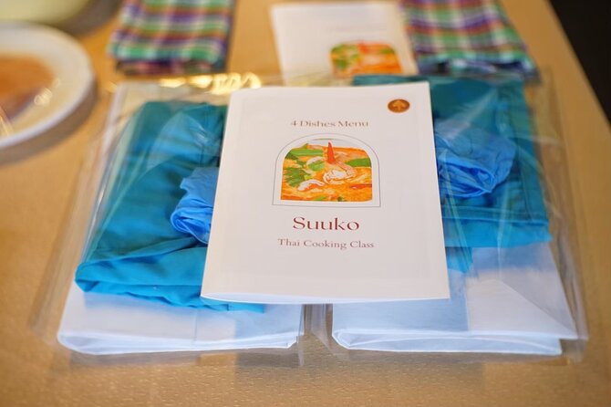 Thai Cooking Class 2 Hrs ( 4 Dishes Menu) - Additional Information for Participants