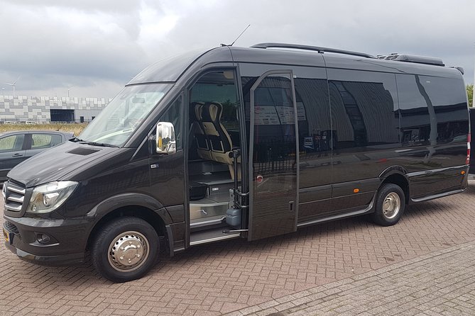 1-15pers Taxi/Bus Transfer Amsterdam Airport to Rotterdam Airport - Pricing and Guarantee