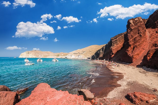 Archaeological Bus Tour to Akrotiri Excavations & Red Beach - The Sum Up