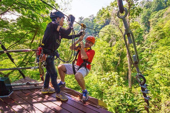 ATV Bike 1 Hr Ziplines 30 Platforms With Roundtrip Transfer - Common Questions