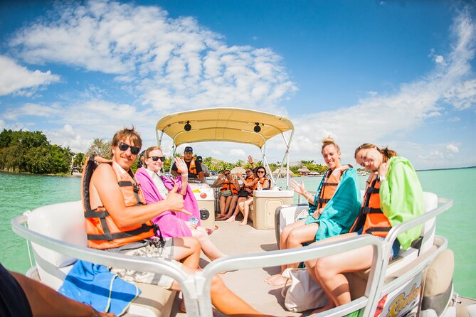 BACALAR Seven Color Lagoon Boat Excursion From Costa Maya - Common Questions