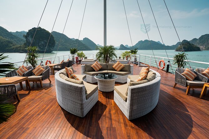 Catamaran Premium Cruise to Halong Bay & Lan Ha Bay in 1 Day Tour - Limousine Bus Transfer (Option From Hanoi Only)