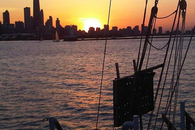 Chicago Skyline Sunset Sail Aboard Official Flagship of Chicago 148 S/V Windy - Highlights and Features