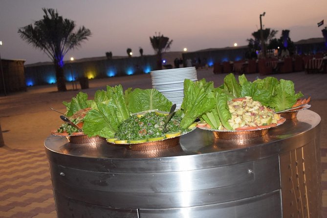 Desert Safari (Premium Luxury Vip) 5* Live BBQ Dinner Open Buffet Tables Chair - Dune Bashing Adventure