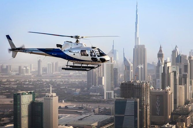 Dubai Helicopter Iconic Tour 12 Minutes - Language Options and Mobile Ticket