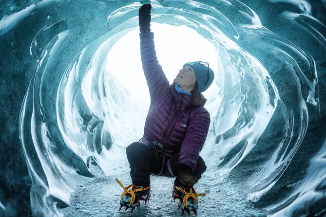 Glacier and Ice Cave Private Photoshoot - 15 Shot Photo Package - Free Cancellation Policy