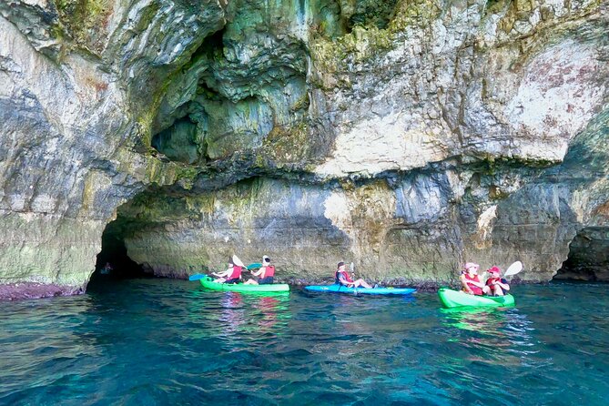Kayak and Canoe Tour in Leuca and the Ponente Caves - Exploring the Ponente Caves