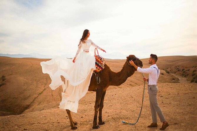 Magical Dinner in Marrakech Desert and Camel Ride at Sunset With Transportation - Enjoyable Activities