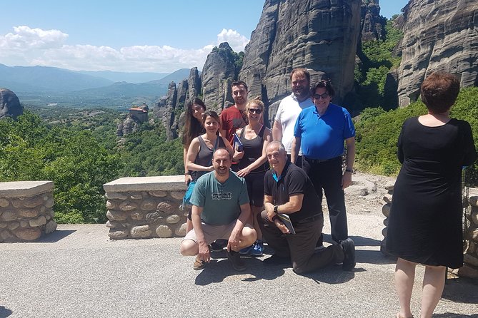 Midday Meteora Monastery Tour From Kalabakas Train Station - Monastery Perched on Clifftops