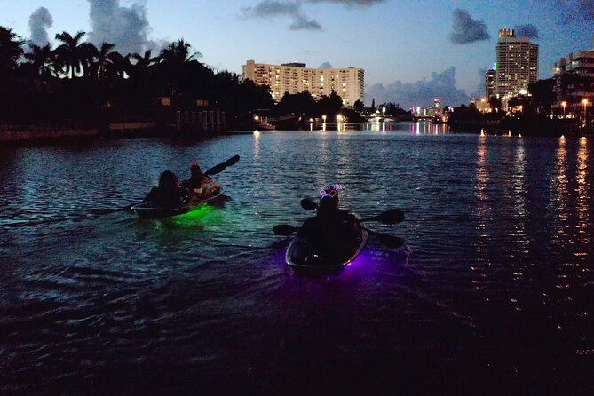 Neon Nights CLEAR Kayak Champagne Toast! - Directions
