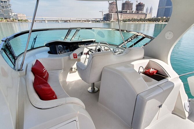 Private - Dubai 2 Hours Luxury Yacht Charter up to 15 Guests - Inclusions: Soda/Pop and Bottled Water