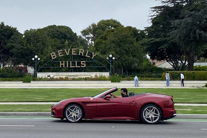 Private Ferrari California T Drive From Hollywood to Sunset Plaza - Common Questions