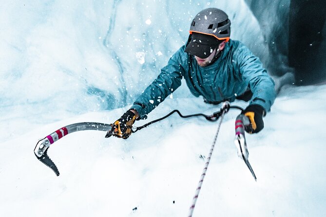 Private Summer Ice Cave & Ice Climbing - 15 Shot Photo Package - Meeting Point at Glacier Lagoon