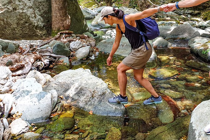 River Trekking to the Waterfall in Andros - Common Questions