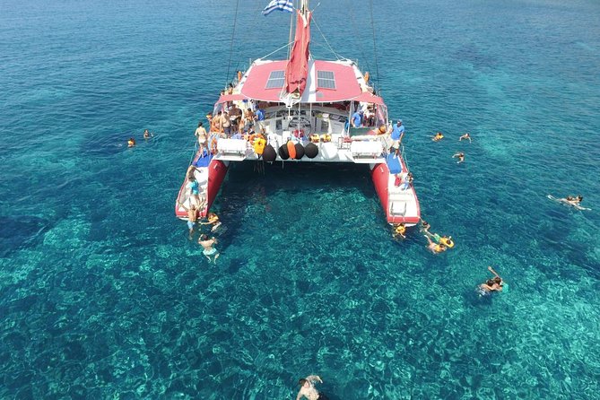 Sailing Catamaran Cruise in Santorini With BBQ, Drinks and Transfer - The Sum Up