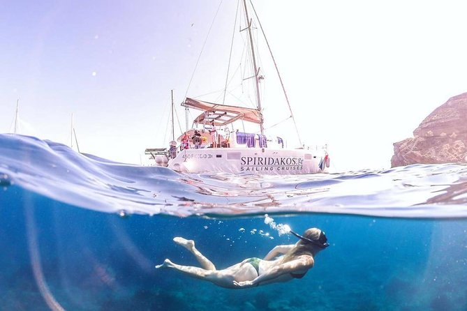 Santorini Classic Catamaran Cruise With Meal Drinks and Transfers - Customer Reviews and Recommendations