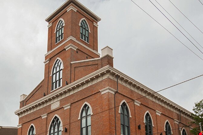 Self Guided Cincinnati Ghost Haunted Walking Tour Audio Tour Music Hall OTR - Background