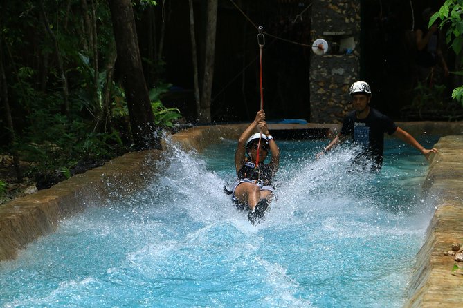 Selvatica Adventure Park ATV and Ziplines in Cancun and Riviera Maya - Take a Plunge With the Parachute Drop