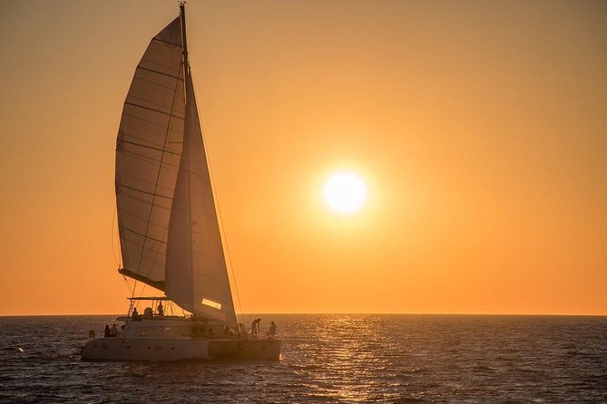 Semi-Private Luxury Santorini Catamaran Cruise With BBQ on Board and Drinks - Excellent Service by Iridakos Company