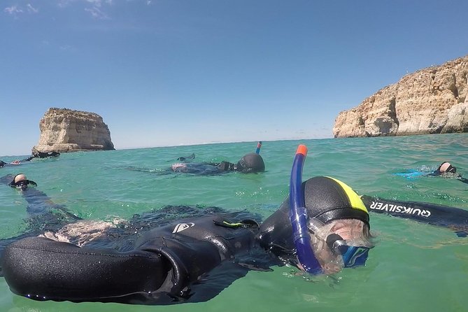 Snorkeling Secret Cave Ferragudo - Background