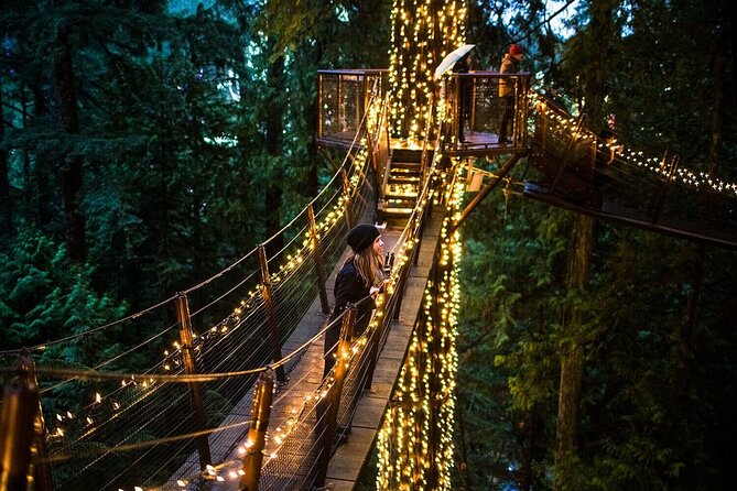 Vancouver Capilano Canyon Light and Peak of Christmas in Grouse Mountain - Wildlife Encounters at Grouse Mountain