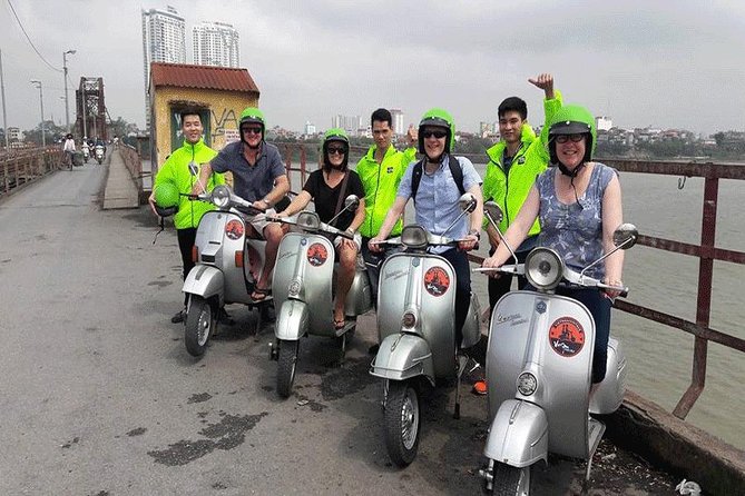 5hrs Explore Hanoi the GREAT OUTDOOR on Vespa Longbien Bridge – Banana Island
