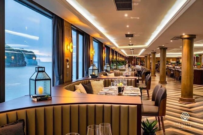 Ambassador Cruise Luxury Halong Bay Day Tour Premium Lunch & Cave - The Sum Up