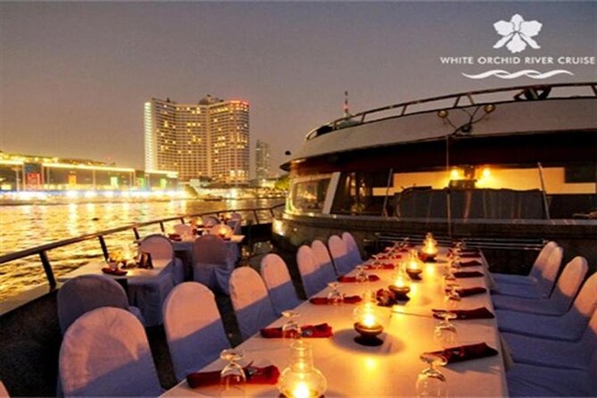 BANGKOK: Ticket Dinner Cruise Chaophraya River-with Live Music by White Orchid - Common Questions