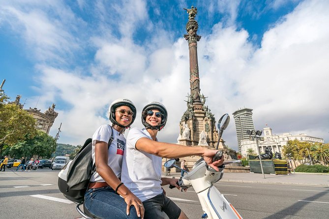 BARCELONA ICONS & PANORAMIC VIEWS by Vespa Scooter - The Sum Up