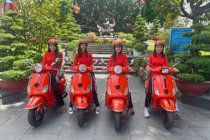Beautiful Female Riders Vespa Red River Countryside Tour 5 Hours - Positive Reviews From Verified Travelers