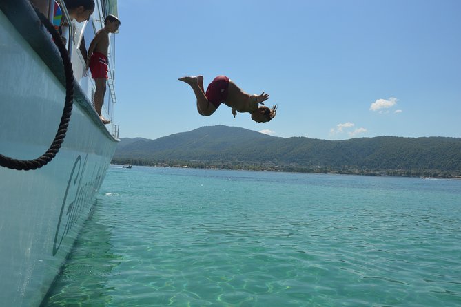 Cruise Day Tour With Swimming at Vourvourou and Alikes Lagoon  - Halkidiki - Two Stunning Swimming Spots