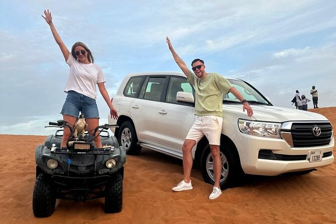 Desert Excursion & Quad Bike Sand Board Camel Ride BBQ Dinner - Pricing and Terms for the Desert Excursion Package
