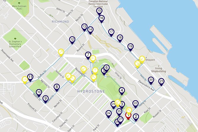Discover the Halifax Explosion With a Smartphone Audio Walking Tour - Meeting and Pickup Information