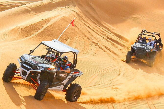 Dubai: 3* Red Dunes ATV, Sandsurf, Camels, Horses, Buffet & Show - Cancellation Policy