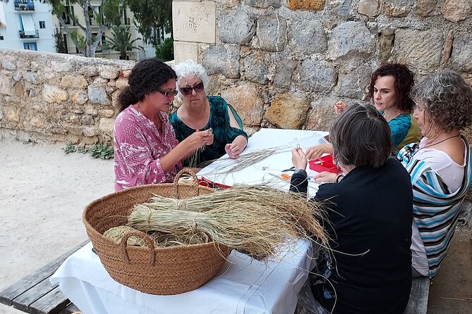 Guided Visit to Dalt Vila and Esparto Craft Workshop - Souvenir Shopping at the Craft Market