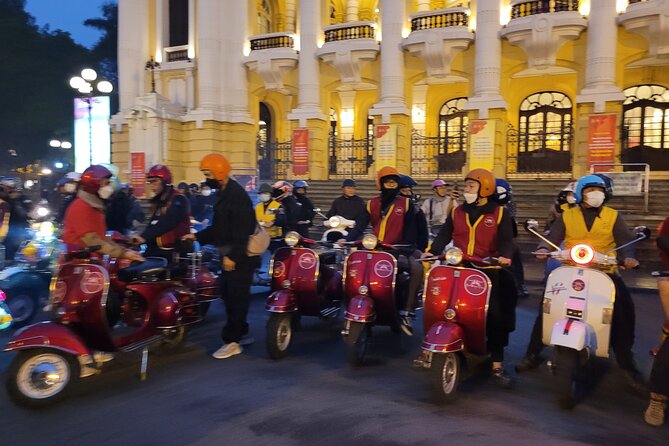 Hanoi By Night Vespa Foodie Tours - Safety and Guidelines