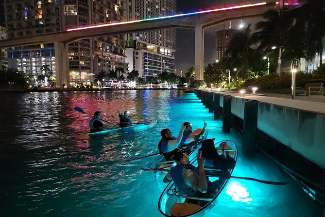 LED Light Kayak Miami City Lights Tour at Night - Common Questions