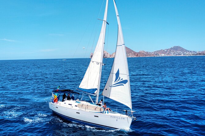 Los Cabos Private Luxury Sailboat Cruise With Snorkeling, SUP  - Cabo San Lucas - Views of the Arch of Cabo San Lucas and Chileno Bay