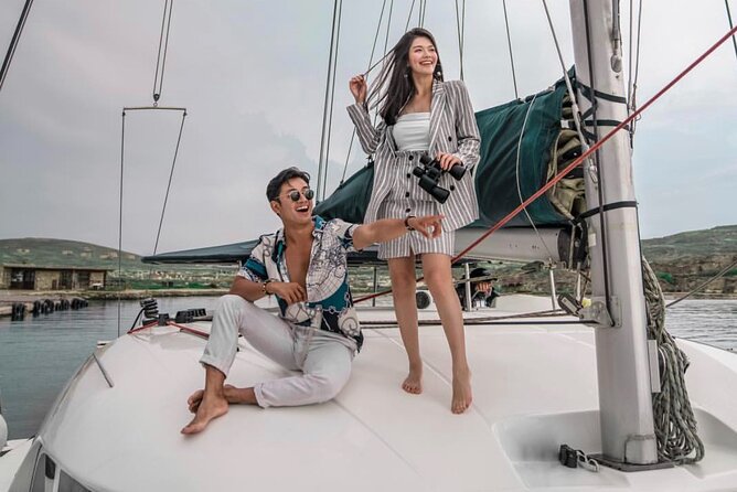 Luxury Catamaran Semi Private Cruise With Meals & Drinks and Transportation. - Common Questions