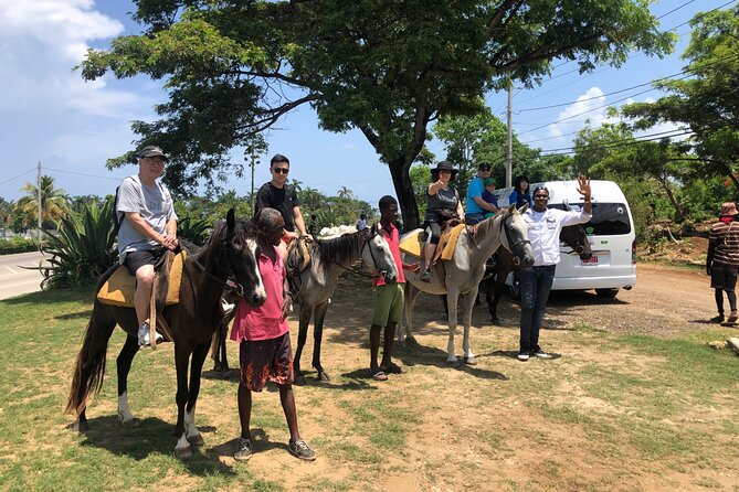 Montego Bay to Horse Back Riding, River Tubing, Blue Hole Falls - Common Questions