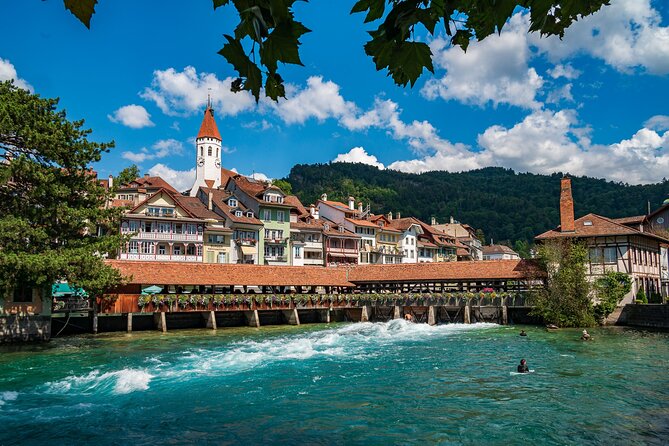 Nature Park Blue Lake, Suspension Bridge and City of Thun - The Sum Up