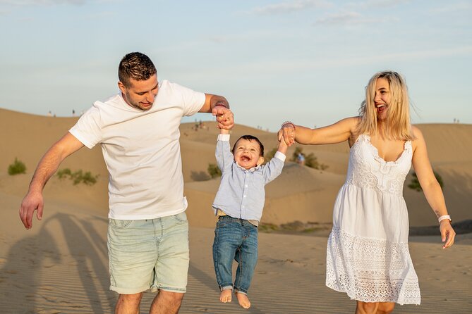 Photoshoot at Dunas Maspalomas in Desert Beach Ocean View - Location