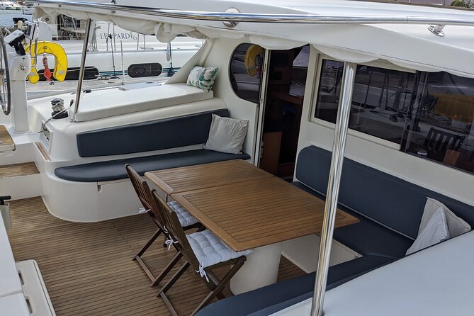 Private 6 Hrs 47 Ft. Catamaran Snorkel & Cielo Charter (30p. Max) - Pricing and Copyright Information