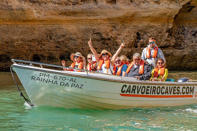 Private 90-Minute Cruise to Carvoeiro Caves and Beaches  - Portimao - Private Tour Exclusively for Your Party
