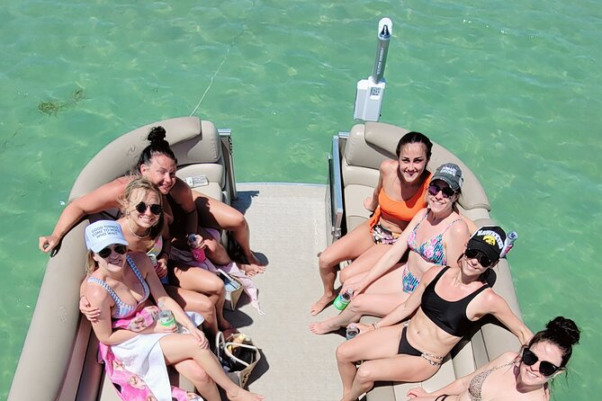 Private Island Tour on a Pontoon Boat With a SLIDE for Parties Events Fun More - Pricing and Booking Information
