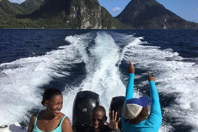Private Speedboat Soufriere Tour, Mud Bath, Waterfall & Beach Time - Tour Guides and Staff