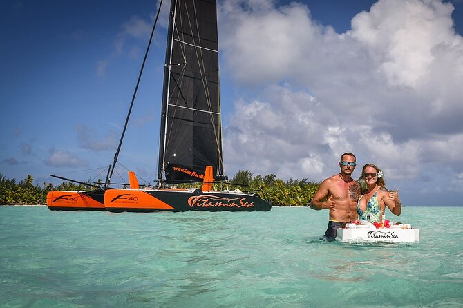 Private Tour: Half-Day Catamaran Sailing Snorkeling and Floating Bar - Floating Bar Fun