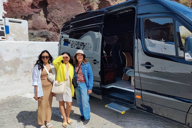 Private Transfer From-To Santorini Airport To-From Anywhere in Santorini Island - The Sum Up