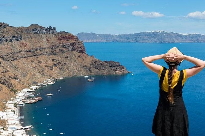 Santorini Volcano Cruise Including Hot Springs and Thirasia - Sunset Excursion in Oia Upgrade